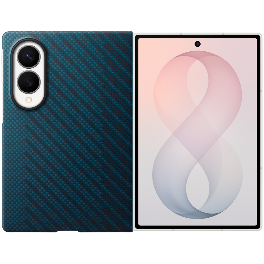 Samsung Galaxy Fold8 Carbon Magnet Case Navy