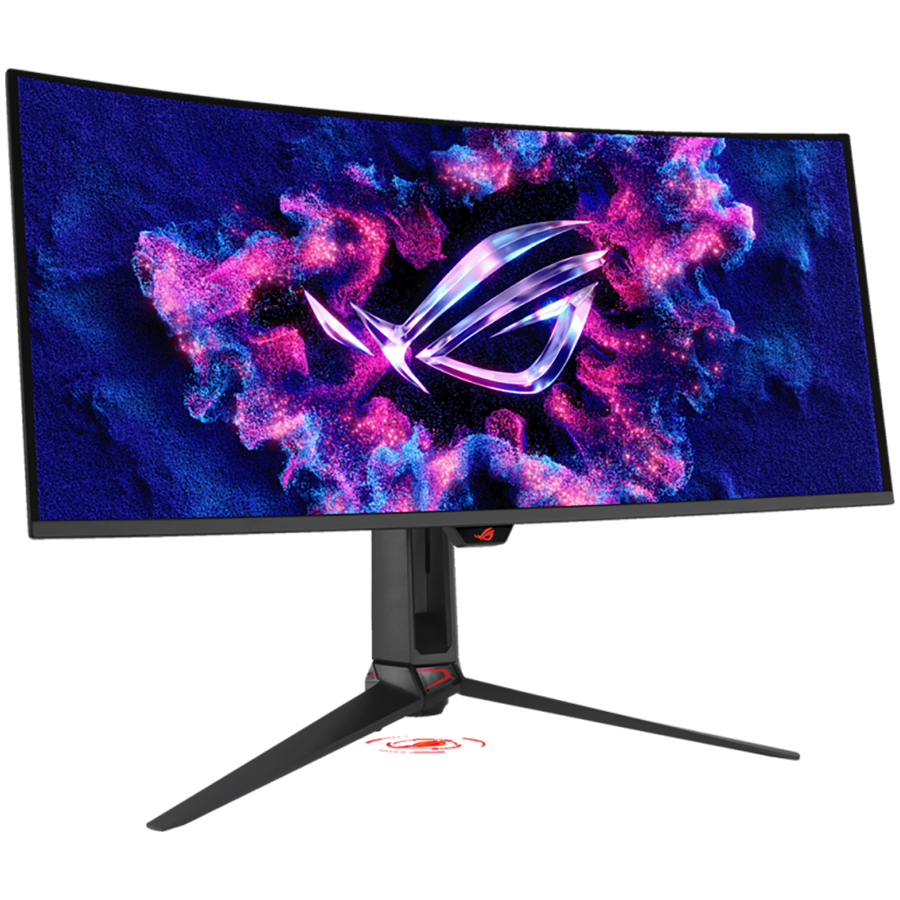ASUS ROG Swift OLED PG34WCDN ukrivljen gaming monitor - 86.4cm (34''), UWQHD (3440 x 1440), Tandem RGB QD-OLED, 1800R, 360Hz, 0.03ms, BlackShield, G-SYNC kompatibilen, DisplayHDR 500 True Black, USB-C (90W PD)