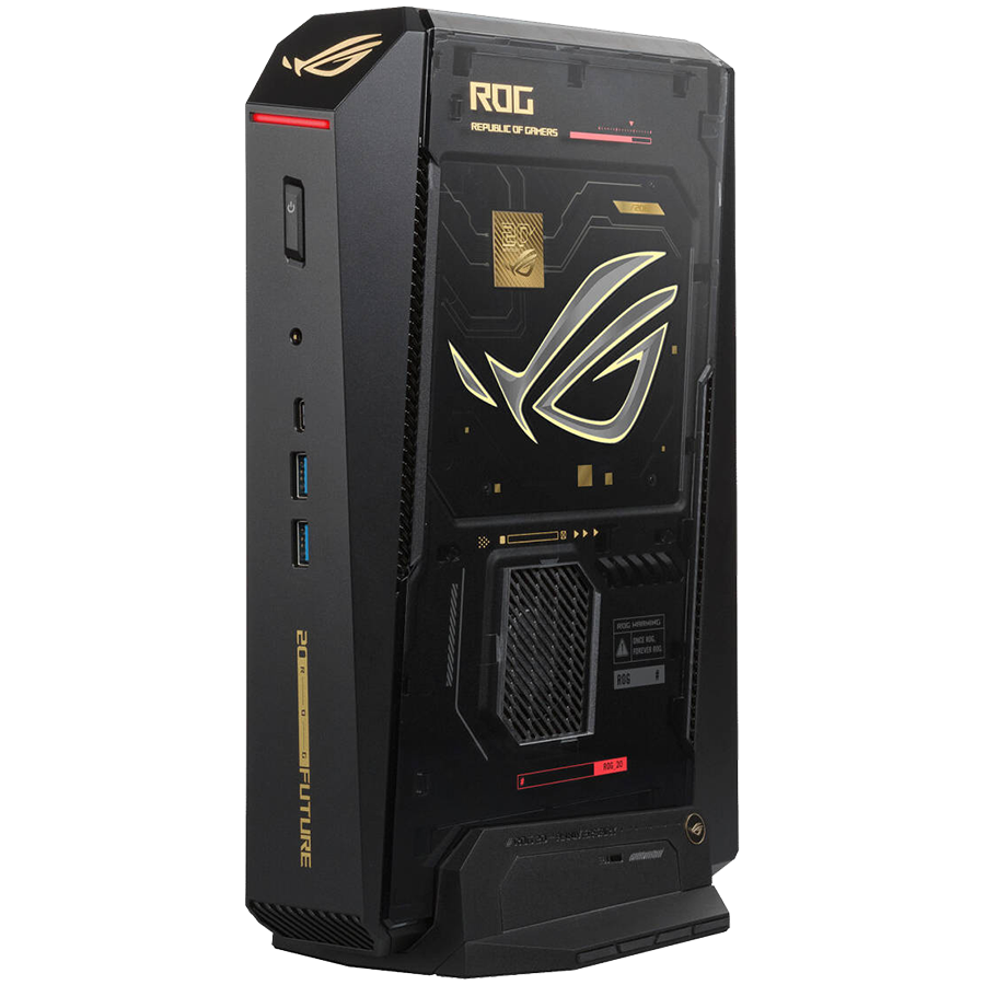 ASUS ROG NUC 16 (20th Anniversary) gaming mini PC (RNUC16JNK9X8ADA2), Intel Core Ultra 9 290HX, 64GB (32GBx2) DDR5-6400MHz, 2TB Gen5 NVMe SSD, GeForce RTX5090, TB4, WiFI 7, BT, Win 11 Home