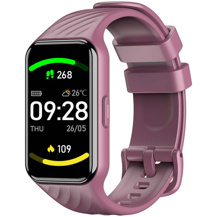 Blackview R10 1.47 inch TFT HD LCD 172x320 RAM 578KB+ROM 640KB 300mAh 100 sports modes, 24-hour heart rate detection Purple