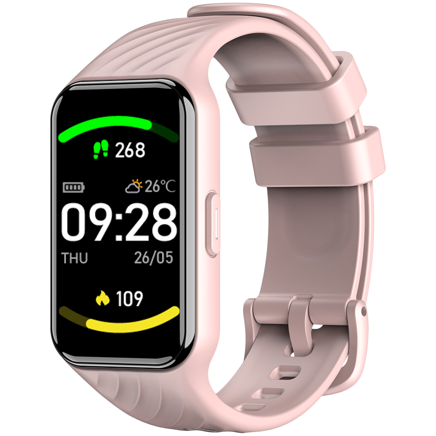 Blackview R10 1.47 inch TFT HD LCD 172x320 RAM 578KB+ROM 640KB 300mAh 100 sports modes,  24-hour heart rate detection Pink