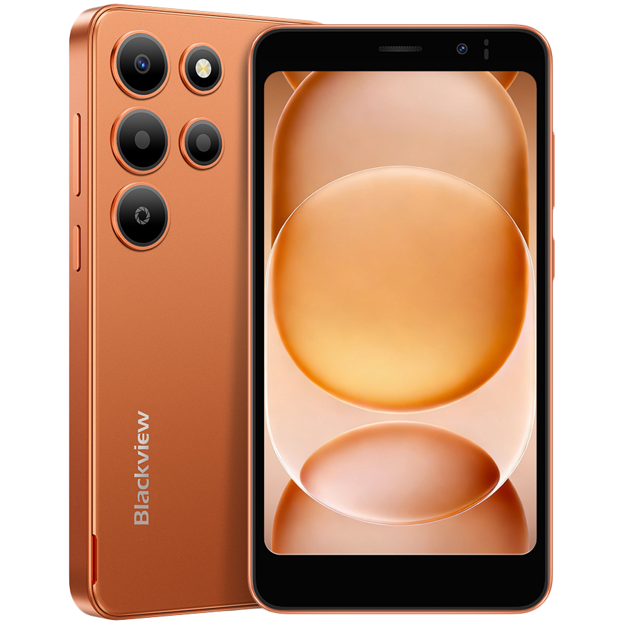 BLACKVIEW WAVE 2C LTE 5-inch WVGA 854*480 60Hz 3+32GB Unisoc SC9863A1 Octa Core 1.6GHz CAM 5MP 2MP 3000mAh GPS No Charger Android 16 GO Blaze Orange