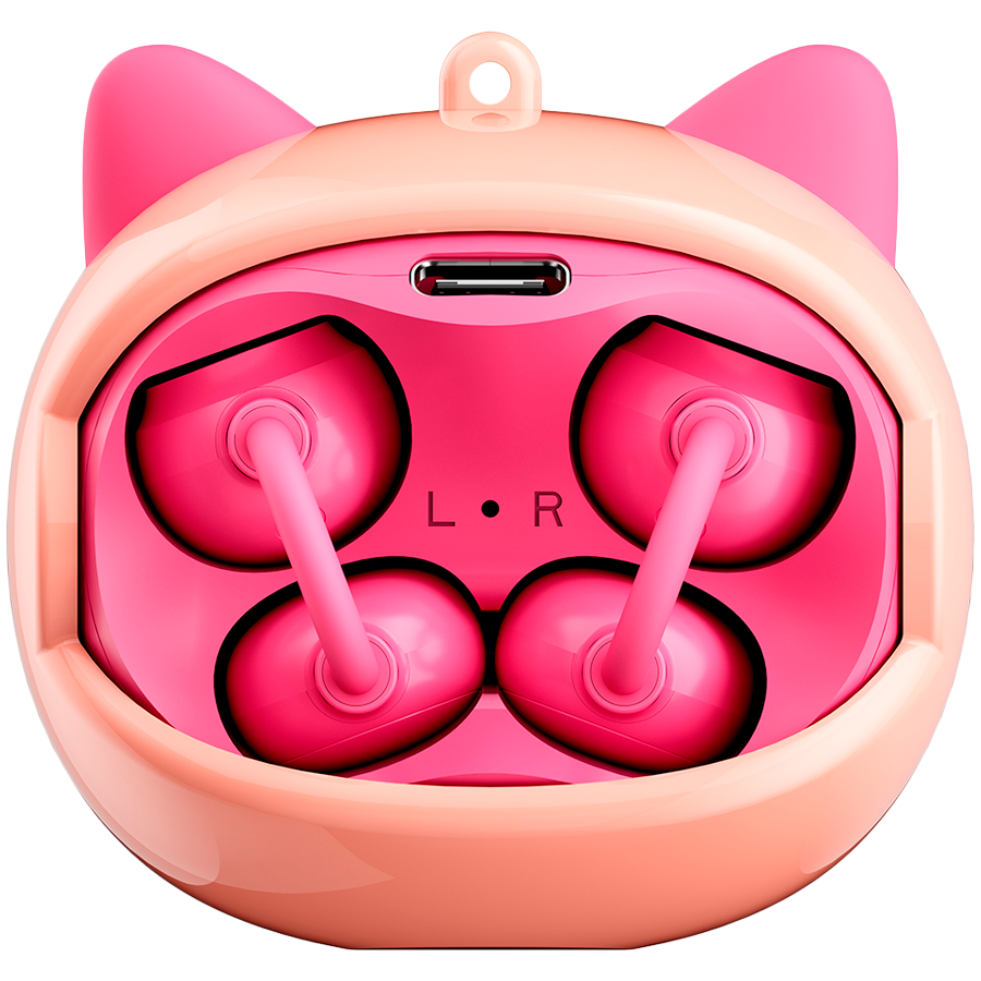 BLACKVIEW AirBuds K1 Bluetooth headset,with microphone,BT V6.0,IPX4 Waterproof,20Hz-20KHz,12mm Dynamic Driver,Android/iOS compatible,Smart Touch Control,battery EarBud 30mAh*2+Charging Case 300mAh,Pink