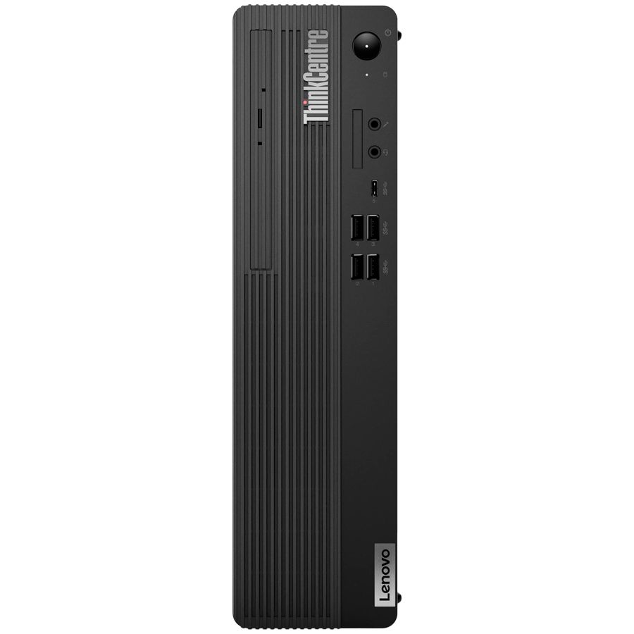 ThinkCentre M70s Gen 5 SFF, Intel Core i3-14100, 16GB DDR5-4800, 512GB M.2 PCIe Gen4 SSD, Integrated Graphics, Front: 1x USB-C 3.2 Gen 1, 2x USB-A 3.2 Gen 1, 2x USB-A 2.0, Rear: 2x USB-A 3.2 Gen 1, 2x USB-A 2.0, HDMI, DisplayPort, RJ-45, USB KB/Mouse, 180W, W11Pro, 3Yr