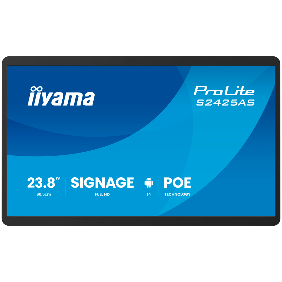 IIYAMA Monitor LED S2425AS-B1P Android Touch