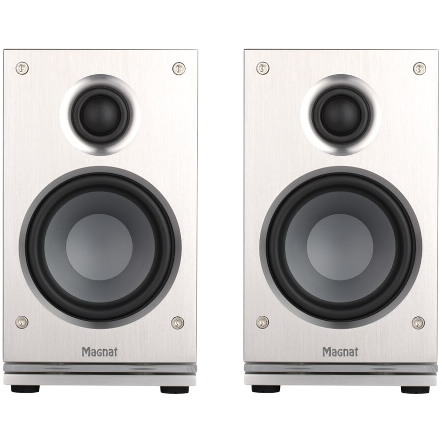 Magnat Signature Edelstein 2.0 Bookshelf Speakers, White, Pair