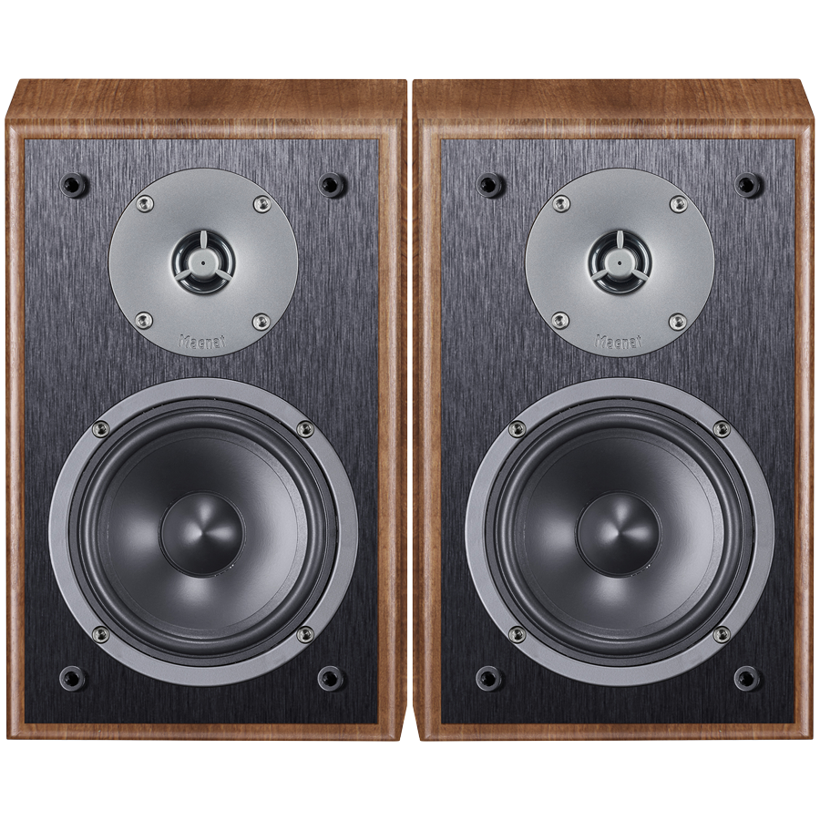 Magnat Monitor S10 B Bookshelf Speakers, Walnut, Pair