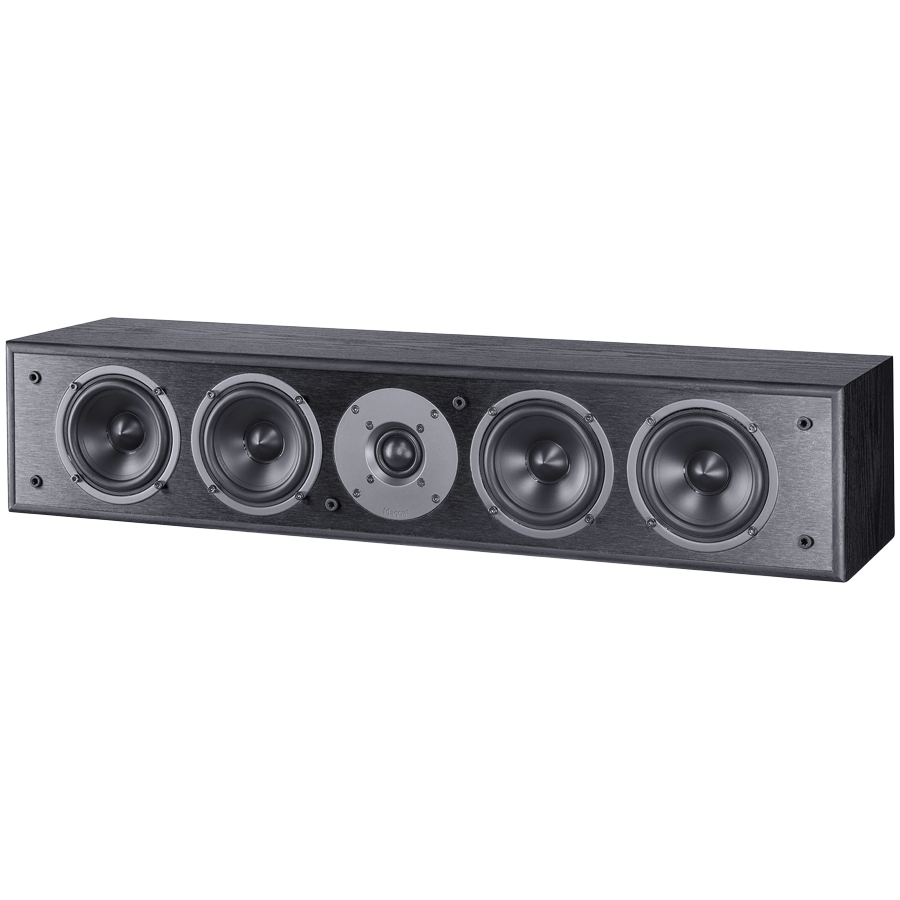 Magnat Monitor S14 C Center Channel Speaker, Black, Single
