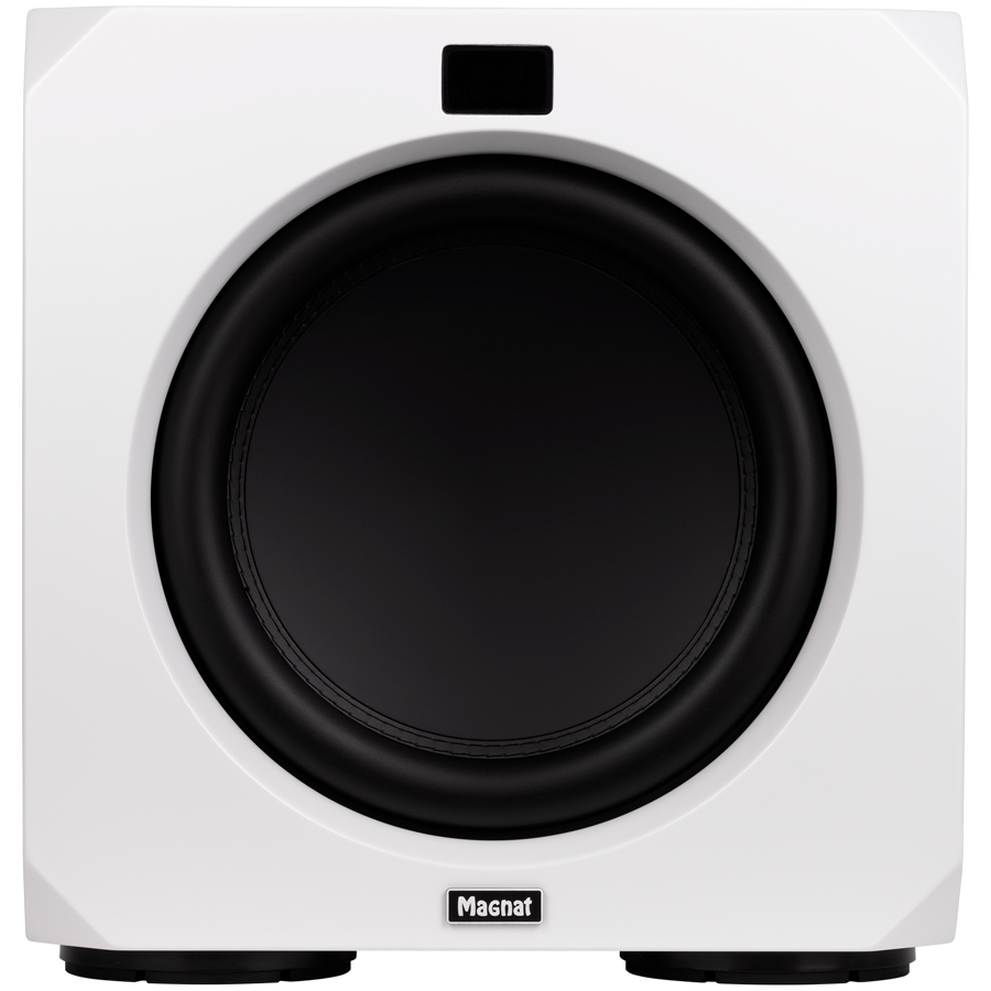 Magnat Signature Omega CS 12, 12-Inch Subwoofer, Satin white, Single, Powered