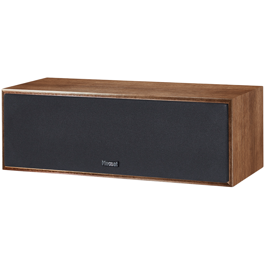 Magnat Monitor S12C Center Channel Speaker, Walnut, Single