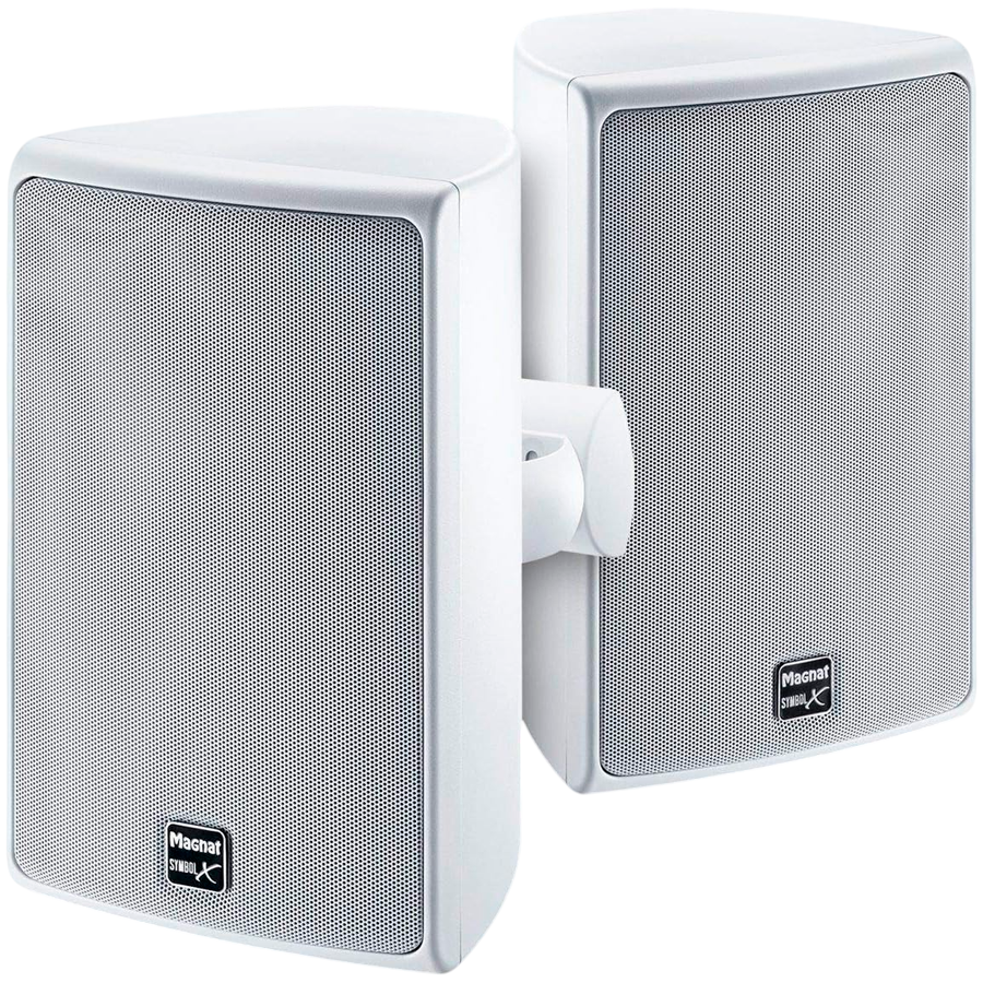 Magnat Symbol X 160 INDOOR/OUTDOOR SPEAKER WITH 6.5" WOOFER, SURFACE MOUNT, White, Pair
