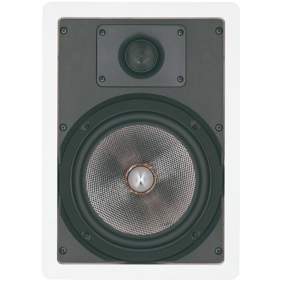 Magnat Interior IW 810 IN-WALL SPEAKER WITH 8" WOOFER, White, Single