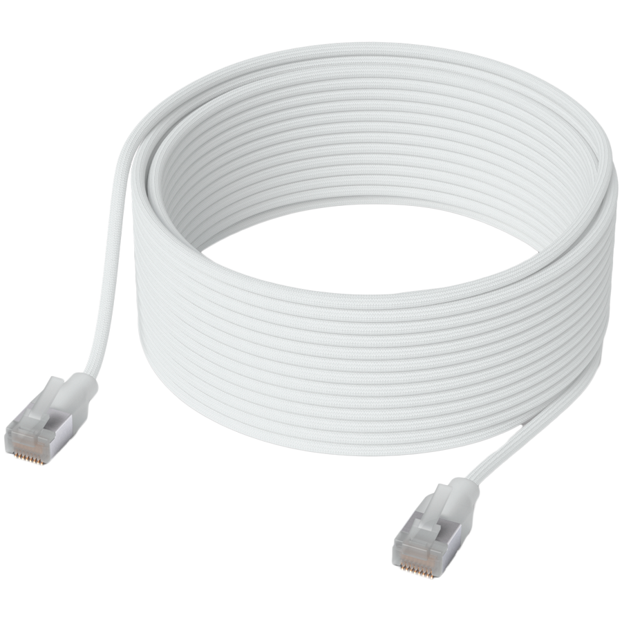 UniFi Ct6 brided ptch cble with trnslucent booted RJ45 for Etherlighting 10 GbE