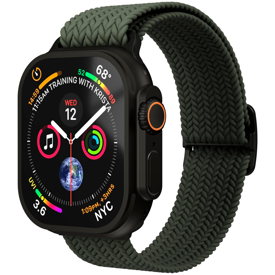 Vonmahlen Woven Loop 40, 41, 42mm One Size, Olive Black