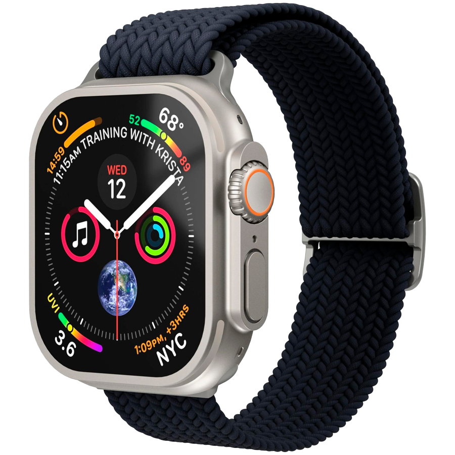Vonmahlen Woven Loop 40, 41, 42mm One Size, Navy
