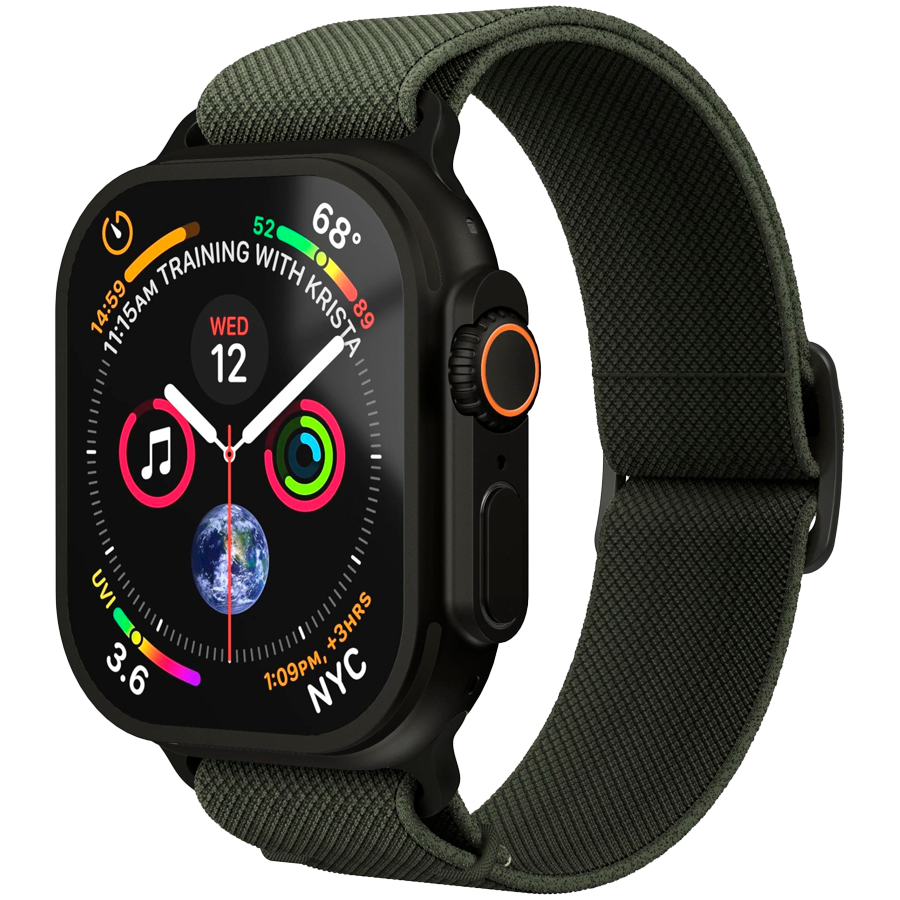 Vonmahlen Classic Nylon Loop 44, 45, 46, 49mm One Size, Olive Black