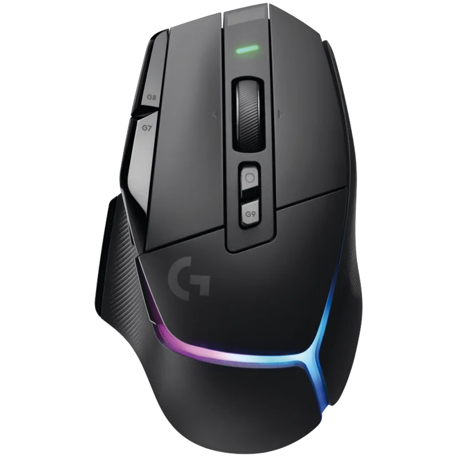 LOGITECH G502 X PLUS - LIGHTSPEED Wireless RGB Gaming Mouse - DARK LILAC - 2.4GHZ - EWR2i-934