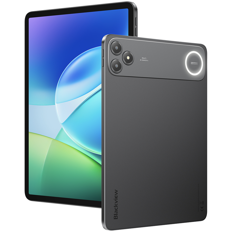 Blackview Zeno 6 LTE SET 12GB/256GB 11-inc IPS 2300x1600 90Hz Unisoc T7300 Octa-core 2.2GHz 16MP Front/13MP Back Camera Battery 8300 mAh 18W FC WiFi6 Type-C GPS GLONASS Gallileo BeiDou NAVIC QZSS Android 17 Interstellar Grey