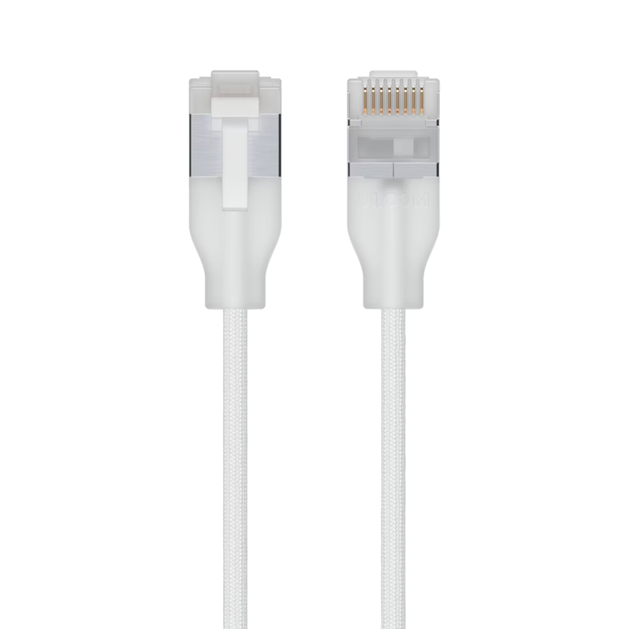 UniFi Ct6 brided ptch cble with trnslucent booted RJ45 for Etherlighting 10 GbE