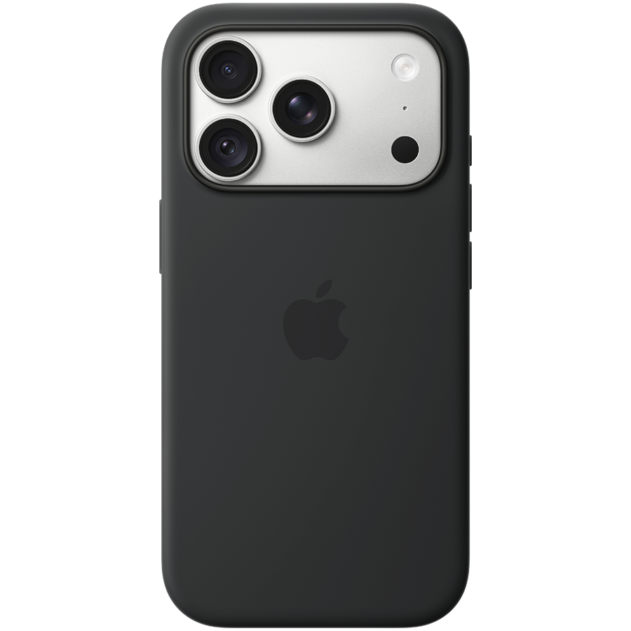 iPhone 18 Pro Silicone Case with MagSafe - Black, Model A3701