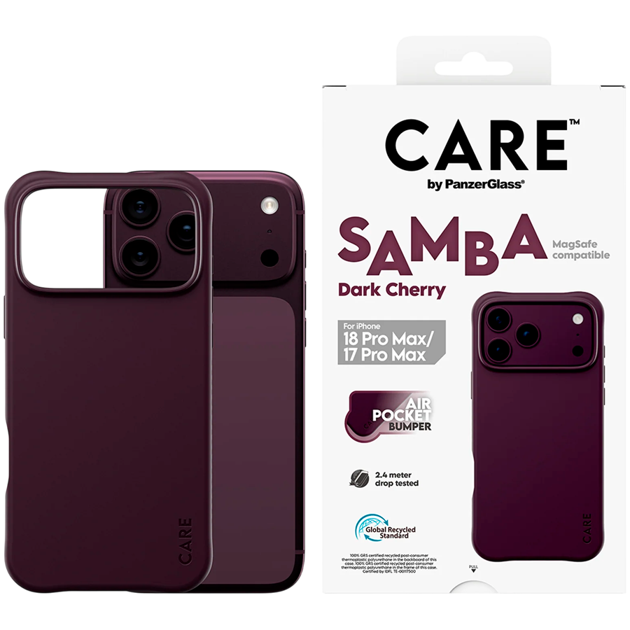 Samba Case Dark Cherry w. MagSafe iPhone 18 Pro Max