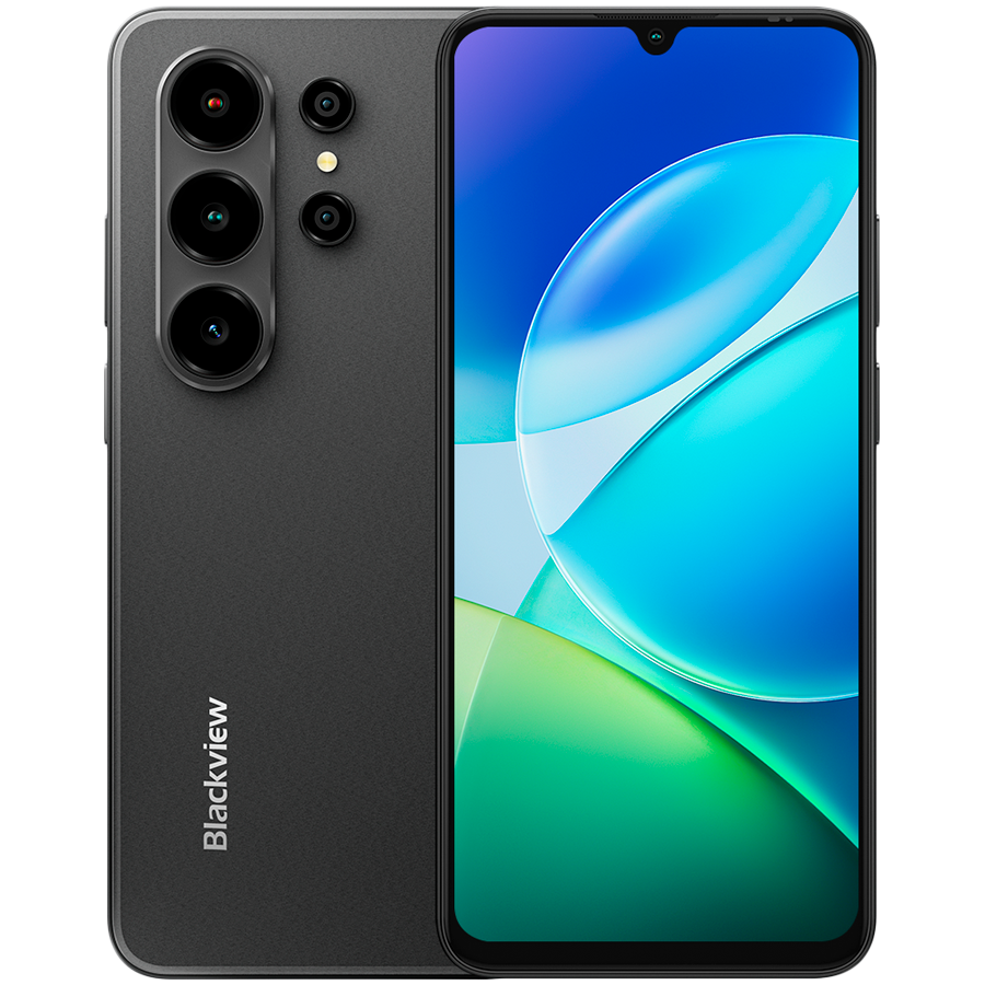Blackview WAVE 10C LTE 6.88-inch HD IPS 720x1640 90Hz 4+32GB T310 Quad-core 2.0GHz CAM 8MP+13MP 5000mAh Android 16 Face ID,Graphite Black