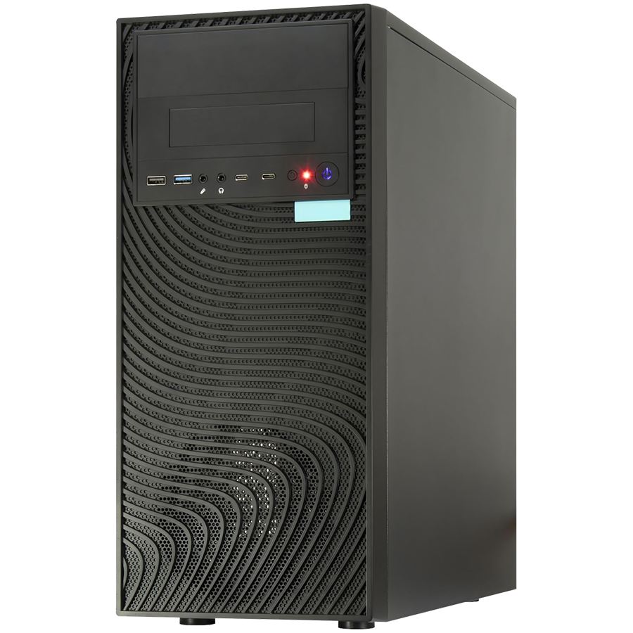 Racunar Intel G6400, MB H510, RAM 8GB 3200MT/s DDR4, 256GB SSD, PSU 500W, Case IT-6516 Ripple, No OS