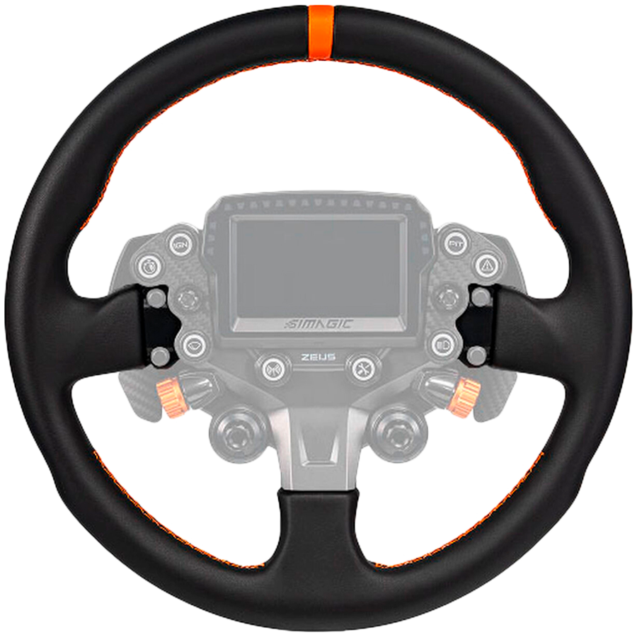 SIMAGIC ZS-330RR (Leather), 330 mm Round, authentic rally feel, heavy-duty use