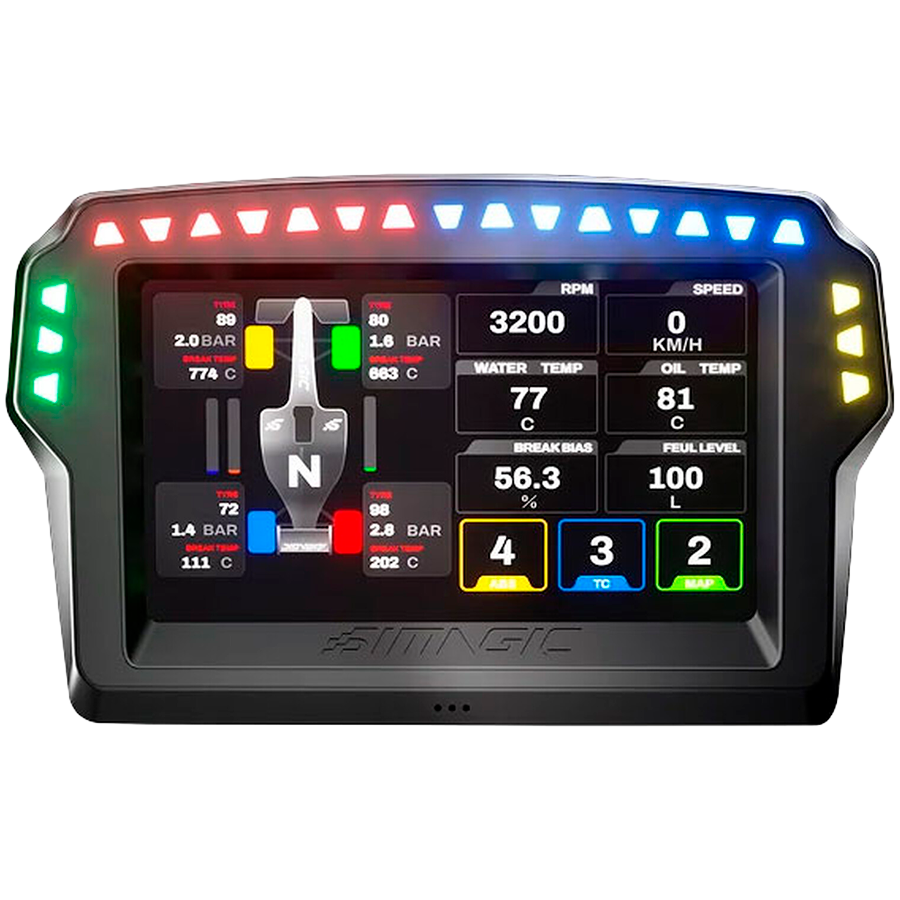 SIMAGIC MagicDash 4 Display, 3.97" touchscreen, official presets + SimHub + AirLink