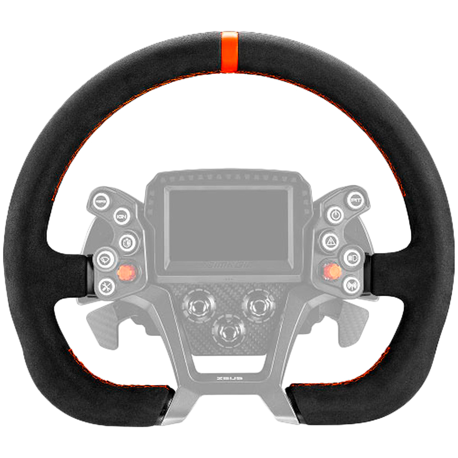 SIMAGIC ZS-320CD (Leather), 320 mm D-shape, ergonomic, versatile, luxury touch