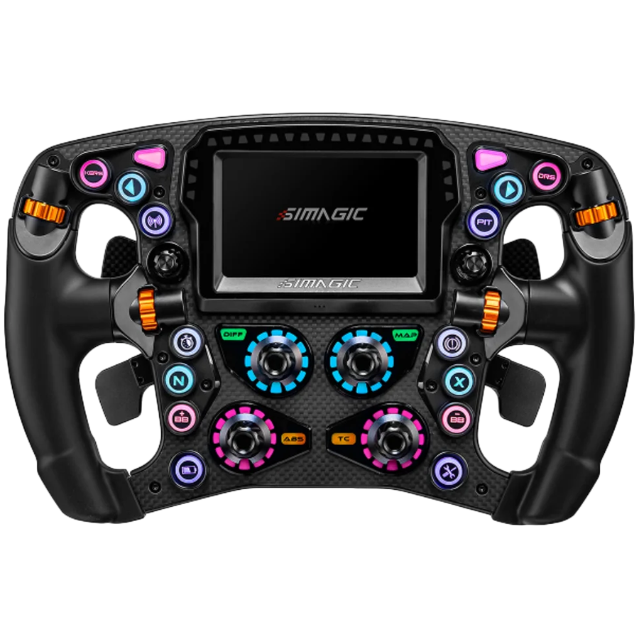 SIMAGIC Zeus Formula Steering Wheel, 280 mm, 5mm carbon fiber, CNC aluminum
