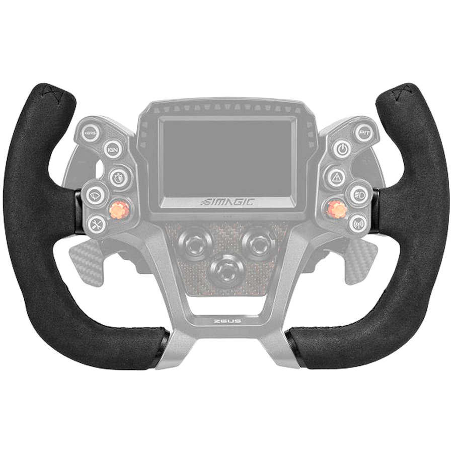 SIMAGIC ZGT-300MC (Suede), 300 mm Modern Open-top, unobstructed dash view, Formula
