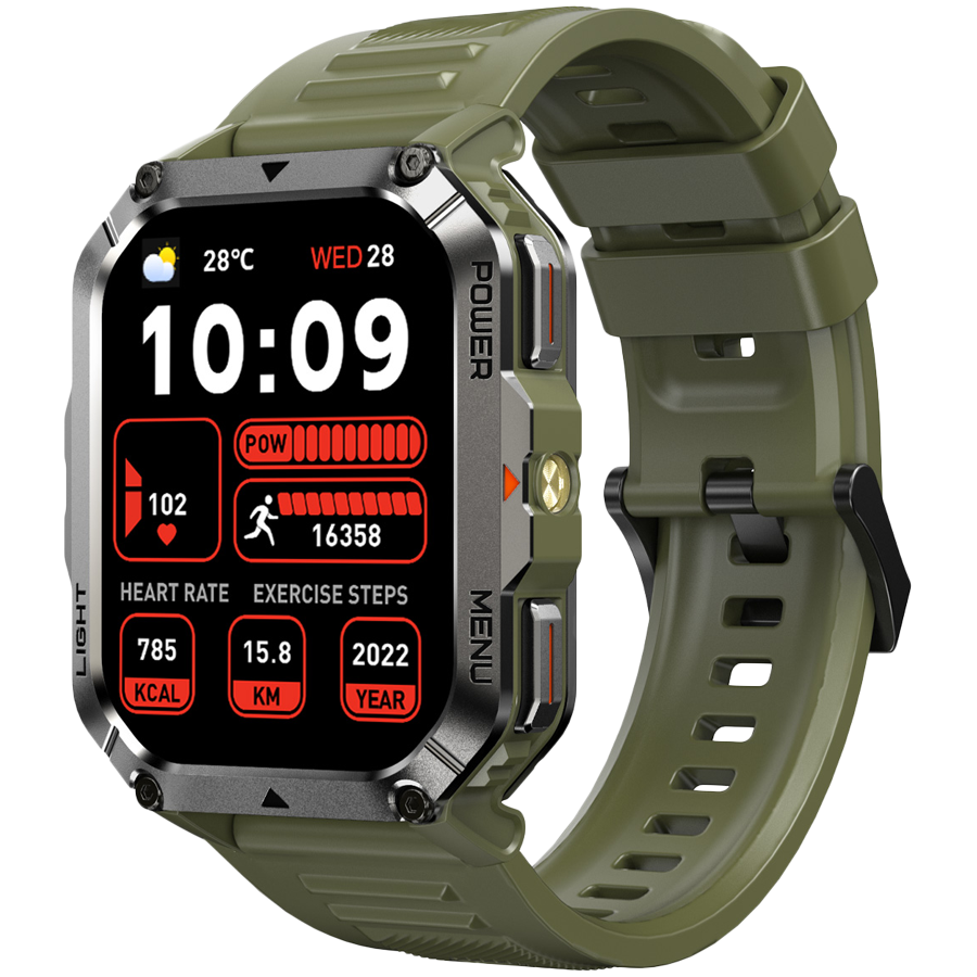 Blackview W70Pro 2.01 inch TFT HD 320x280,RAM 481KB+ROM 4MB,900mAh,Flashlight, Call and SMS notification, Compass,Green