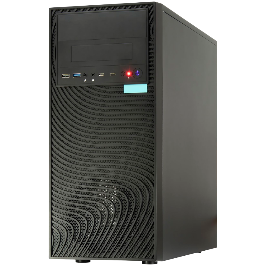 PC Desktop AMD Ryzen 5 6C/12T 4600G, MB BIOSTAR MB B450, RAM 8GB 3200Mhz DDR4, 256GB SSD, PSU 500W, Case IT-6516 Ripple, No OS