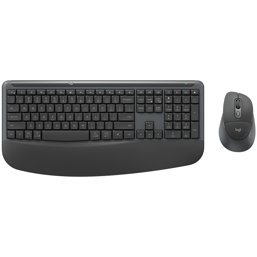 LOGITECH Signature Comfort Plus MK880 - GRAPHITE - HRV-SLV - BT -  INTNL-973