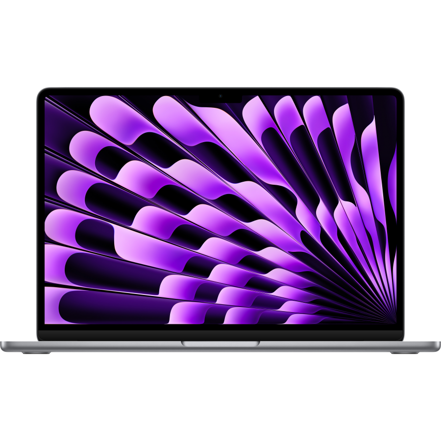 Apple MacBook Air 13.6"  Apple M3 (8C CPU/8C GPU), 16 γιγαμπάιτε, 256 γιγαμπάιτε, Space Gray, 2024 — Εικών №1
