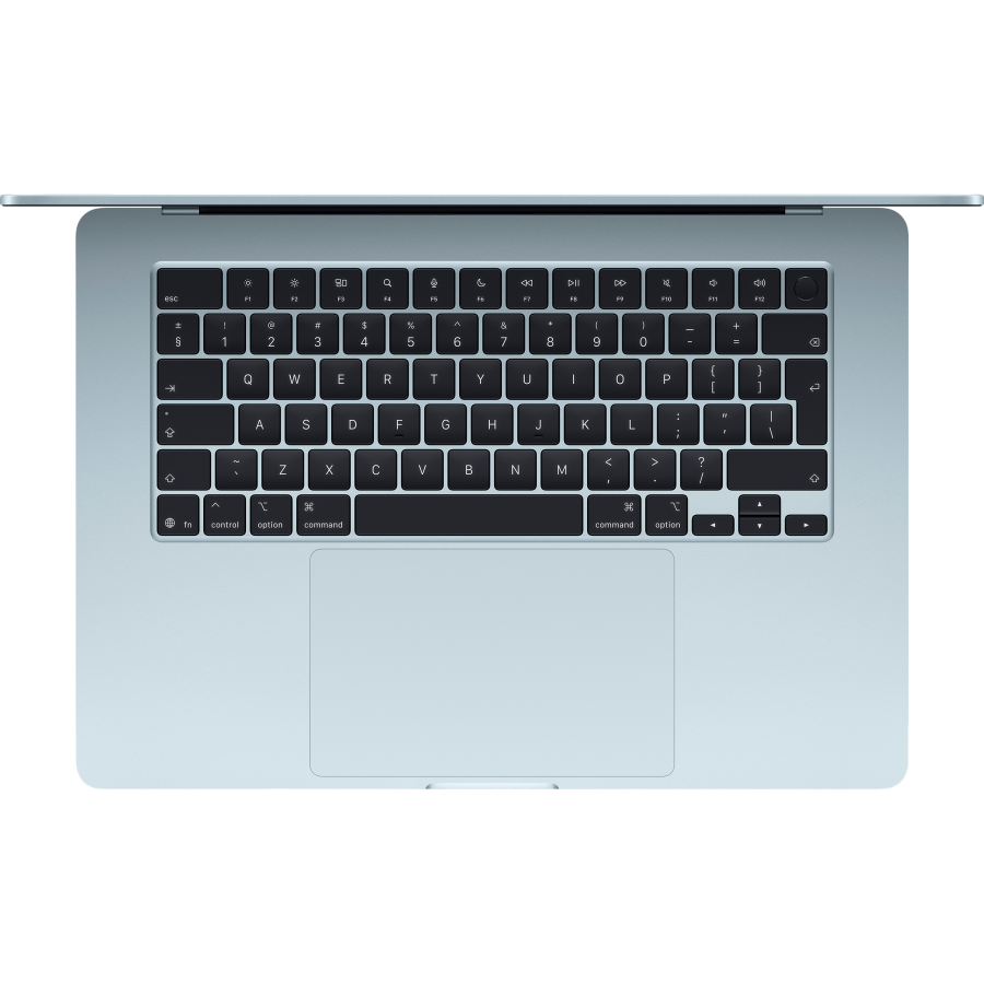 Apple MacBook Air 15.3"  Apple M4 (10C CPU/10C GPU), 16 ГБ, 512 ГБ, Небесно-голубой, 2025 — Изображение №2