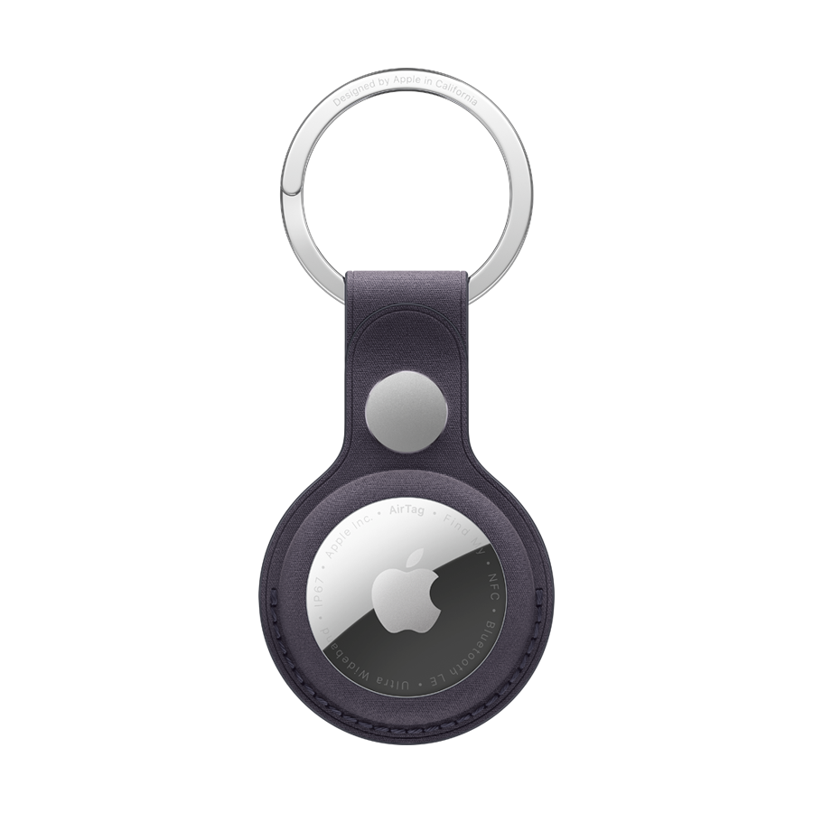 Apple FineWoven Key Ring, Midnight Purple — Изображение №1