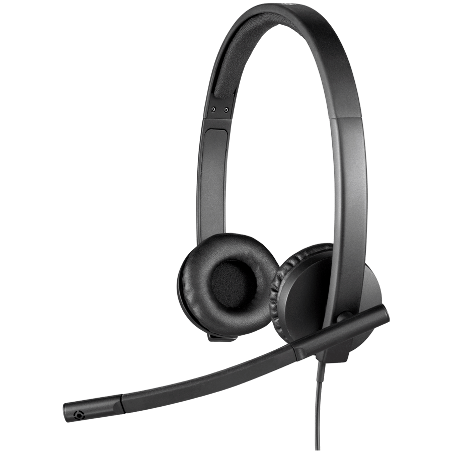 LOGITECH H570e Headset, Black — Image №1