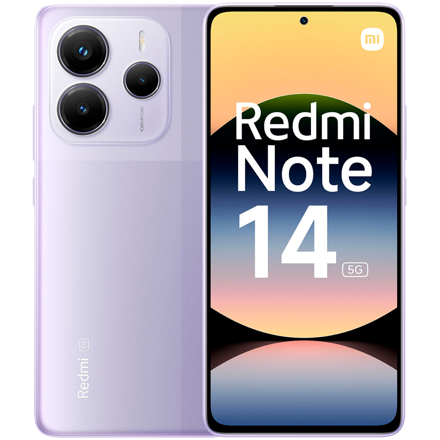 XIAOMI Redmi Note 14 5G  5G 8 ГБ/256 ГБ, Lavender Purple — Изображение №1