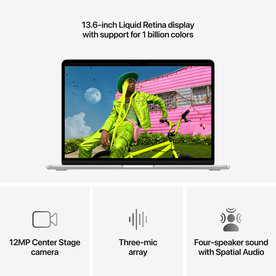 Apple MacBook Air 13.6"  Apple M5 (10C CPU/10C GPU), 16 GB, 1 TB, Silver, 2026 — Image №5