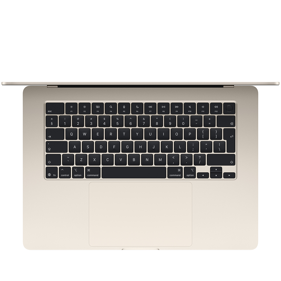 Apple MacBook Air 15.3"  Apple M5 (10C CPU/10C GPU), 24 γιγαμπάιτε, 1 τεραμπάιτε, Starlight, 2026 — Εικών №2