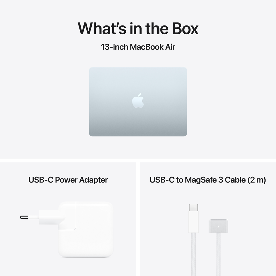 Apple MacBook Air 13.6"  Apple M5 (10C CPU/10C GPU), 16 GB, 1 TB, Sky Blue, 2026 — Image №9