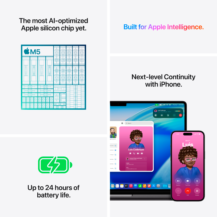 Apple MacBook Pro 14.2"  Apple M5 (10C CPU/10C GPU), 32 GB, 1 TB, Space Black, 2026 — Image №8