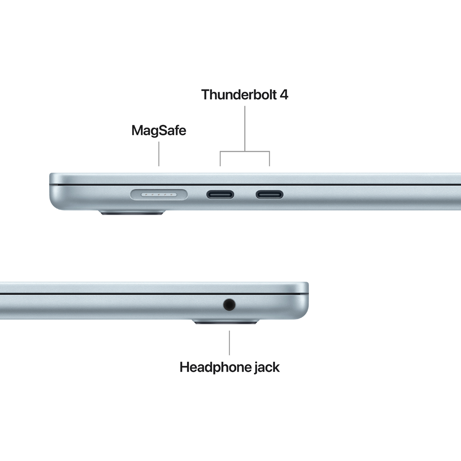 Apple MacBook Air 15.3"  Apple M5 (10C CPU/10C GPU), 16 GB, 1 TB, Sky Blue, 2026 — Image №6