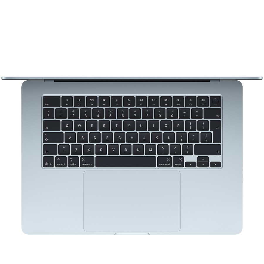 Apple MacBook Air 15.3"  Apple M5 (10C CPU/10C GPU), 16 γιγαμπάιτε, 1 τεραμπάιτε, Sky Blue, 2026 — Εικών №2
