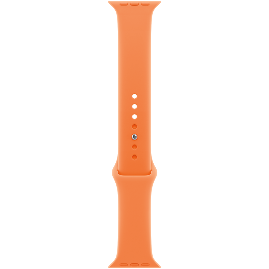Apple 42mm Sport Band - S/M & M/L Band Extension Sport Band Clementine Για Apple Watch 38 mmApple Watch 40 mmApple Watch 42 mmApple Watch 41 mm 38/40/41/42 mm — Εικών №2