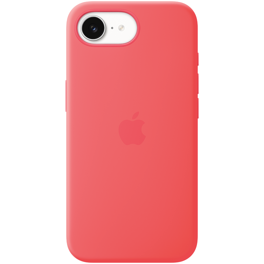 APPLE Silicone Case with MagSafe, Bright Guava for iPhone 17e — Image №1