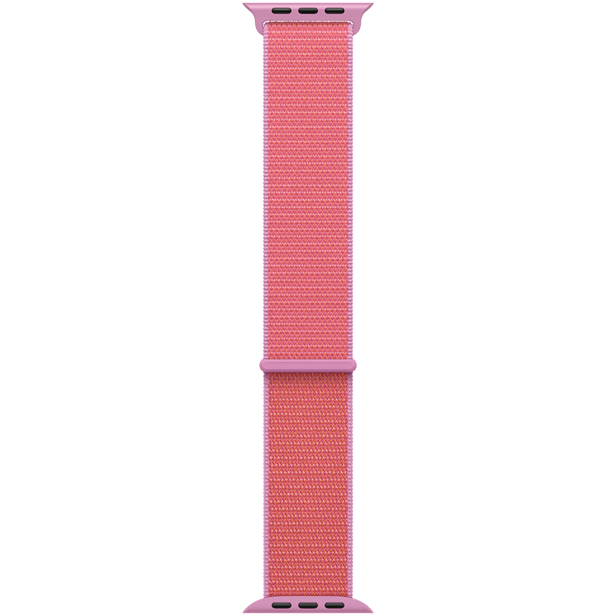 Apple 42мм Sport Loop Удлинитель ремешка Sport Loop Bright Guava для Apple Watch 38 mmApple Watch 40 mmApple Watch 42 mmApple Watch 41 mm 38/40/41/42 mm — Изображение №2