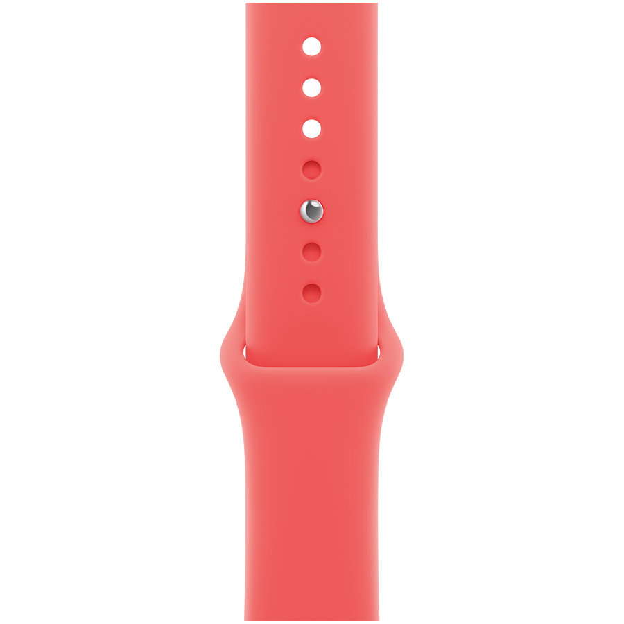 Apple 40mm Sport Band - S/M & M/L Band Extension Sport Band Bright Guava Για Apple Watch 38 mmApple Watch 40 mmApple Watch 41 mm 38/40/41 mm — Εικών №1